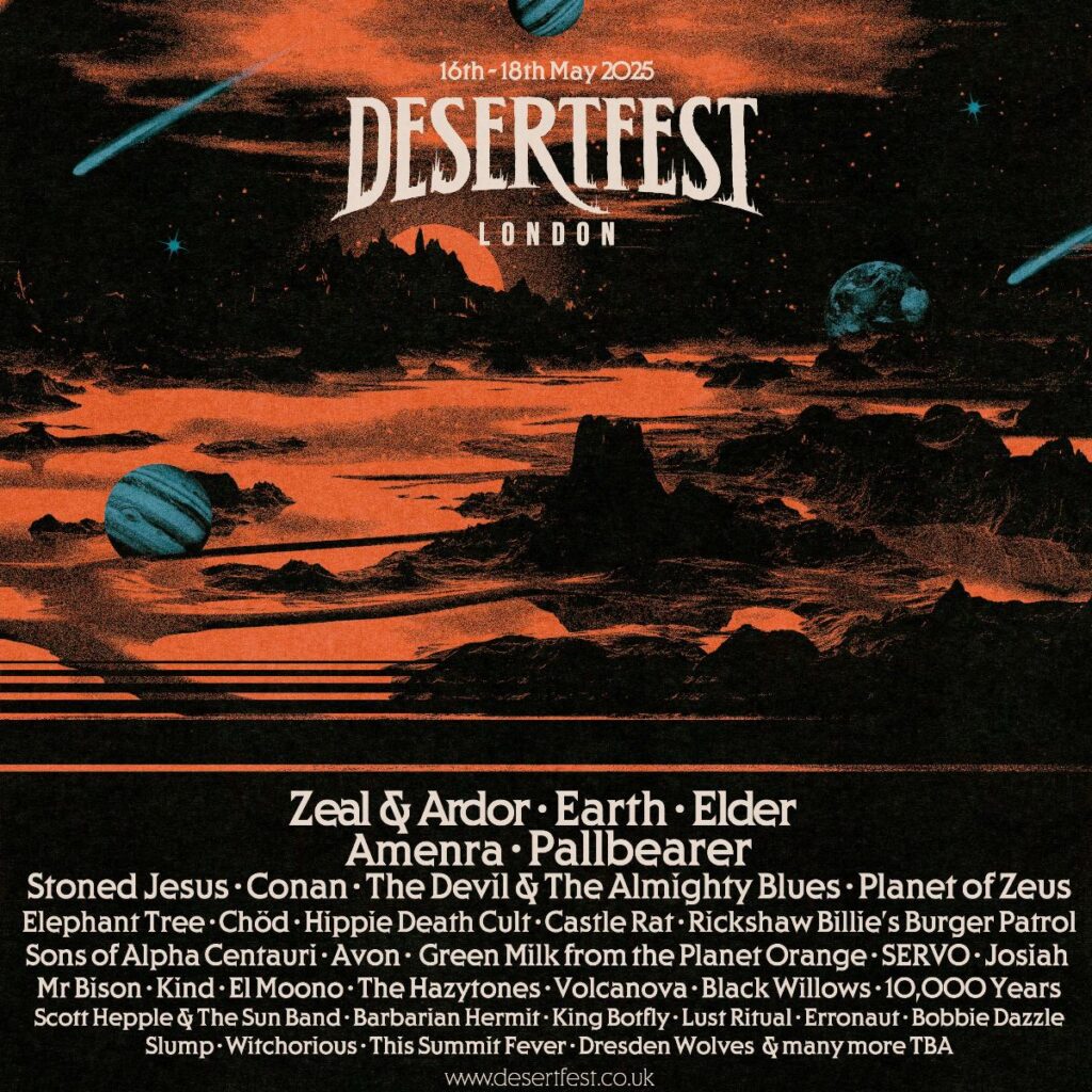 Desertfest London 2025 - Announcement 2