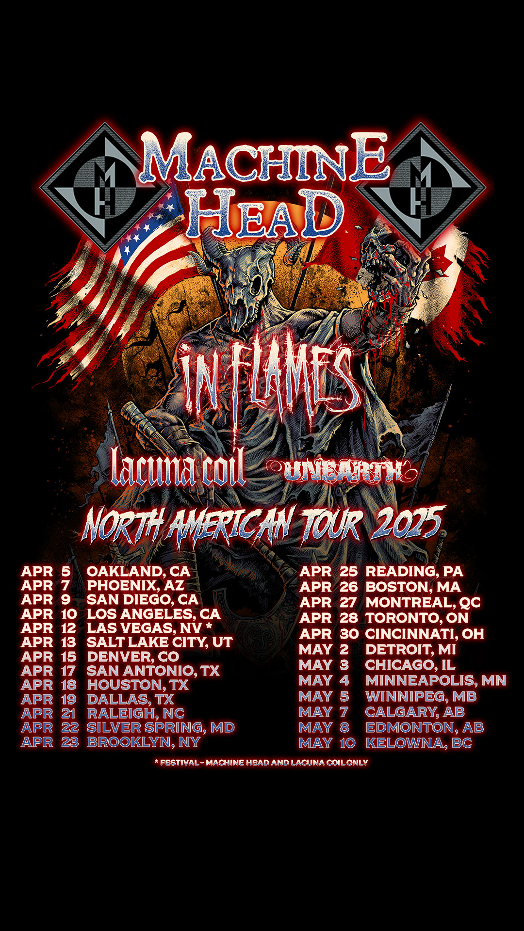 Machine Head North American Tour 2025