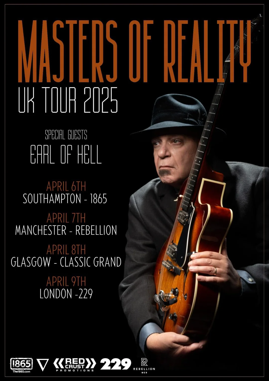 Masters Of Reality UK Tour 2025