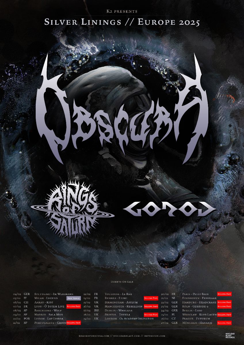 Obscura European Tour 2025