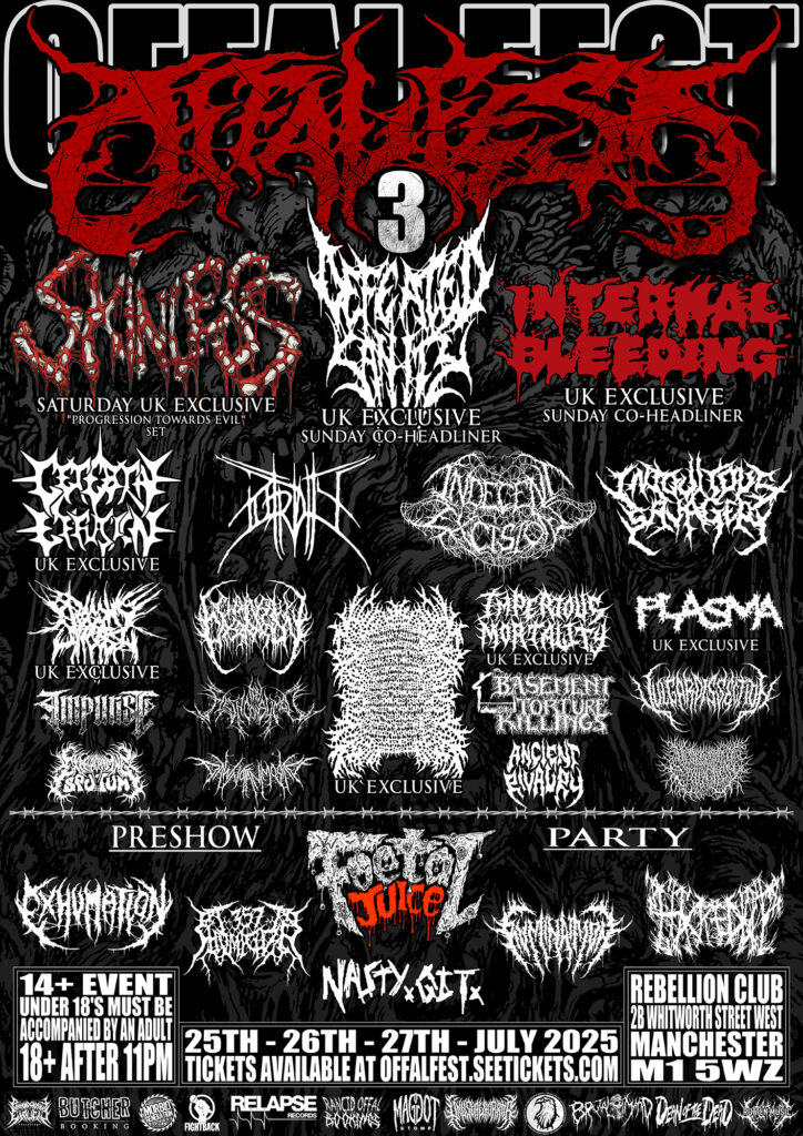Offal Fest 2025 - Final Lineup