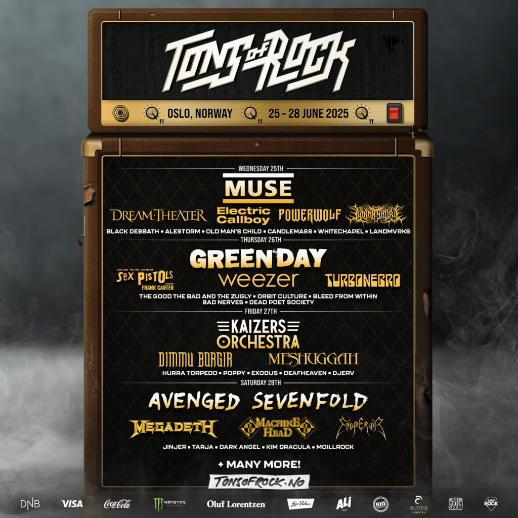 Tons Of Rock Festival 2025 - Announcement 2