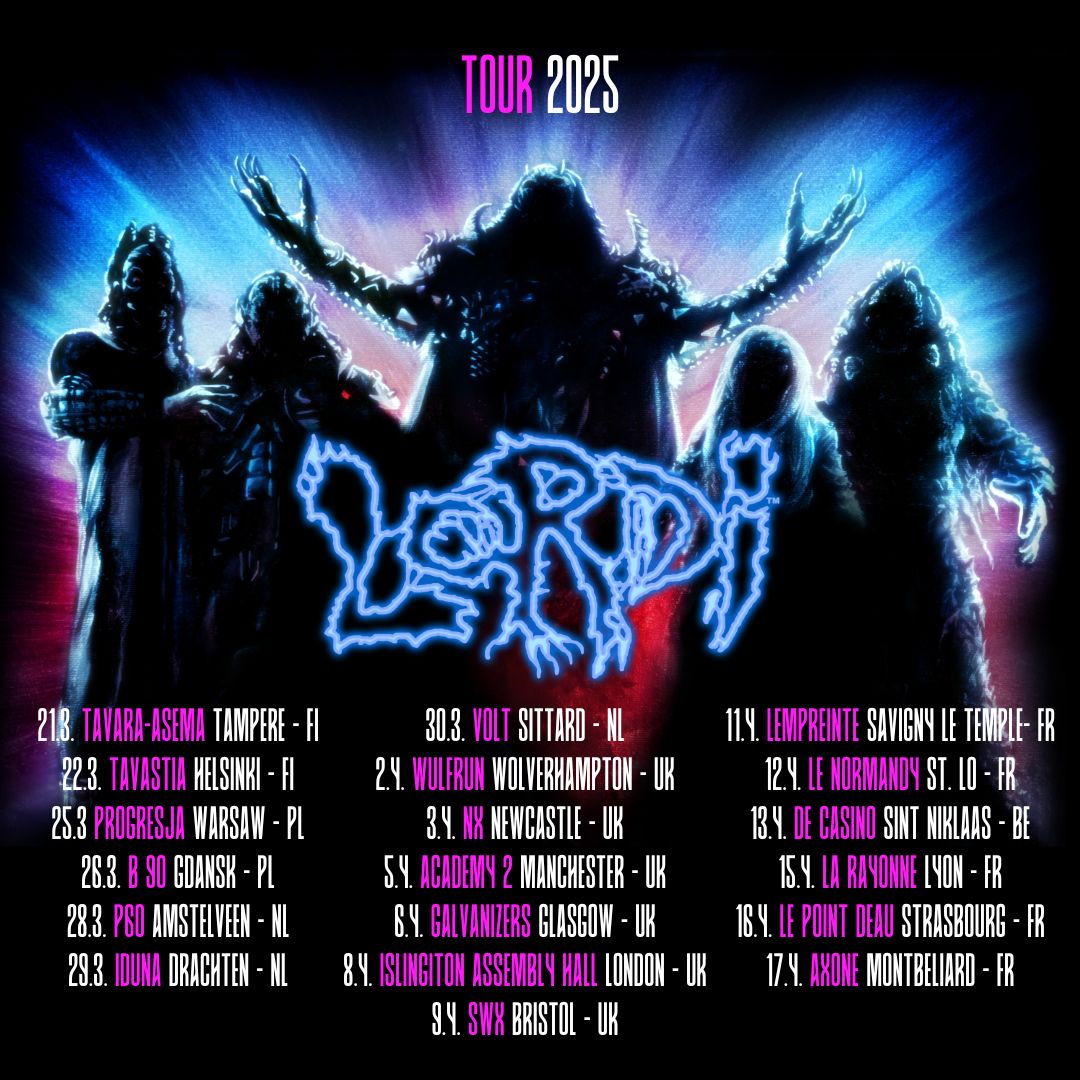 Lordi European Tour 2025