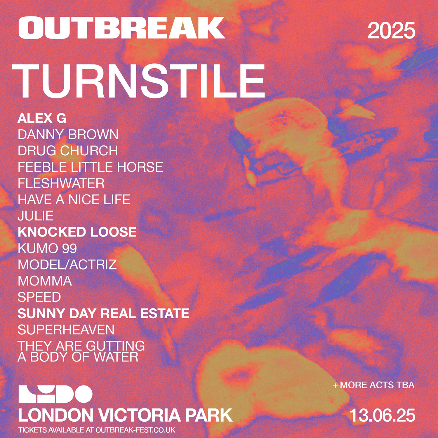 Outbreak Fest 2025 - London - Announcement 1