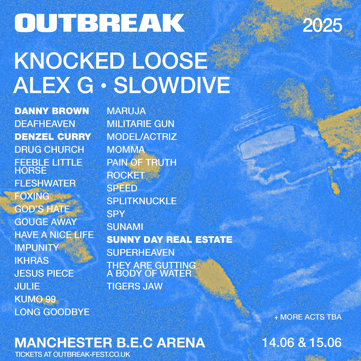 Outbreak Fest 2025 - Manchester - Announcement 1