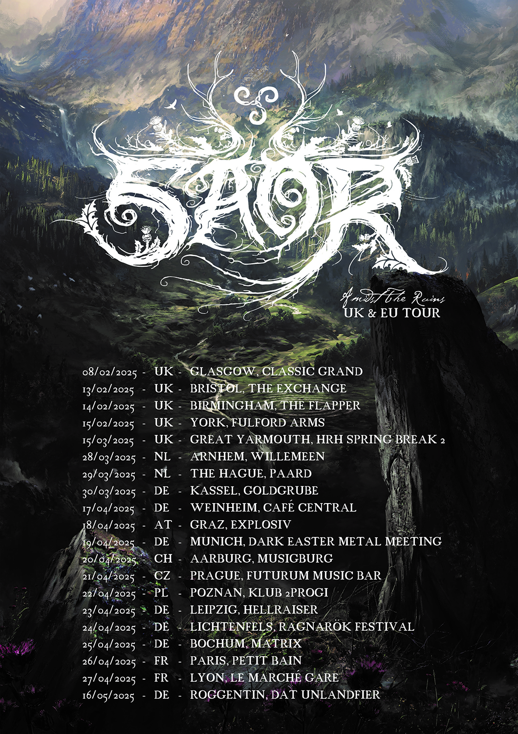 Saor European Tour 2025