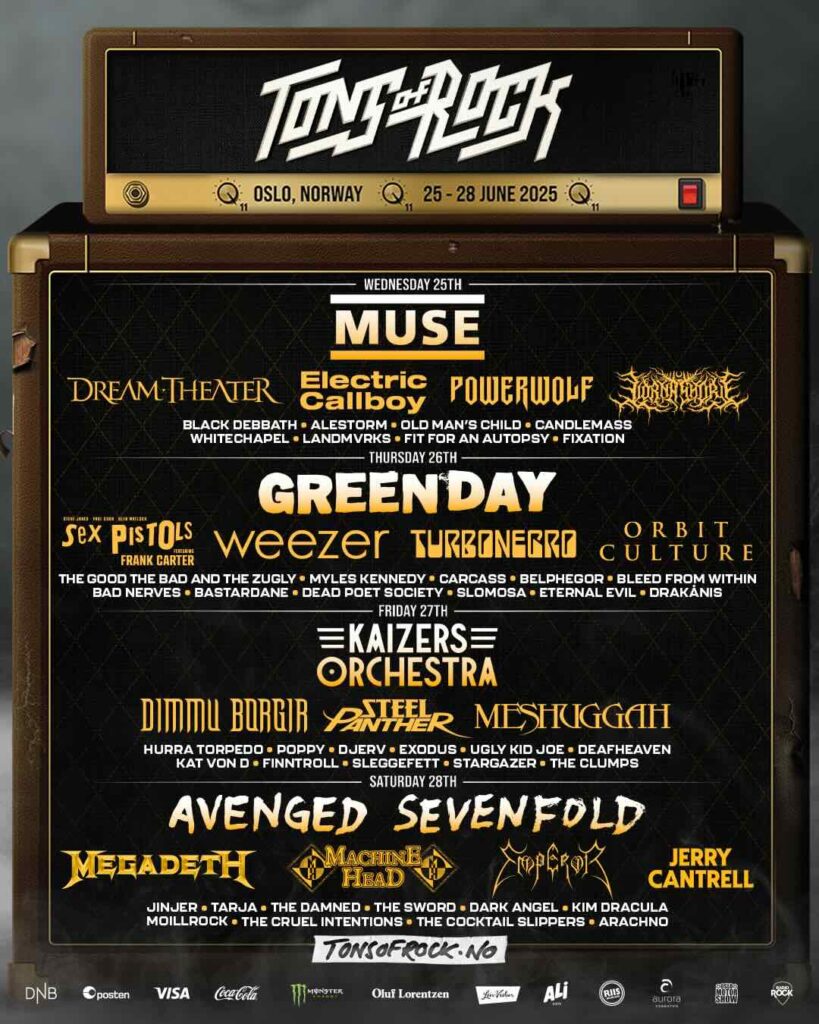 Tons Of Rock Festival 2025 - Announcement 3