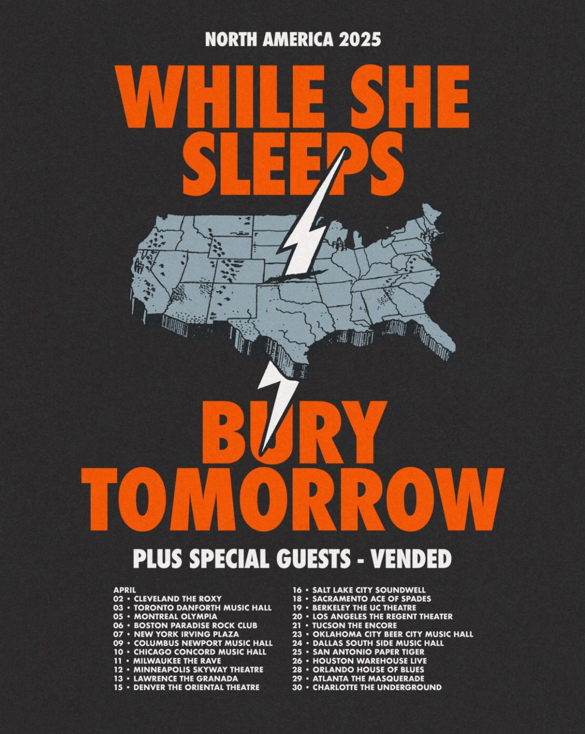 While She Sleeps North American Tour 2025