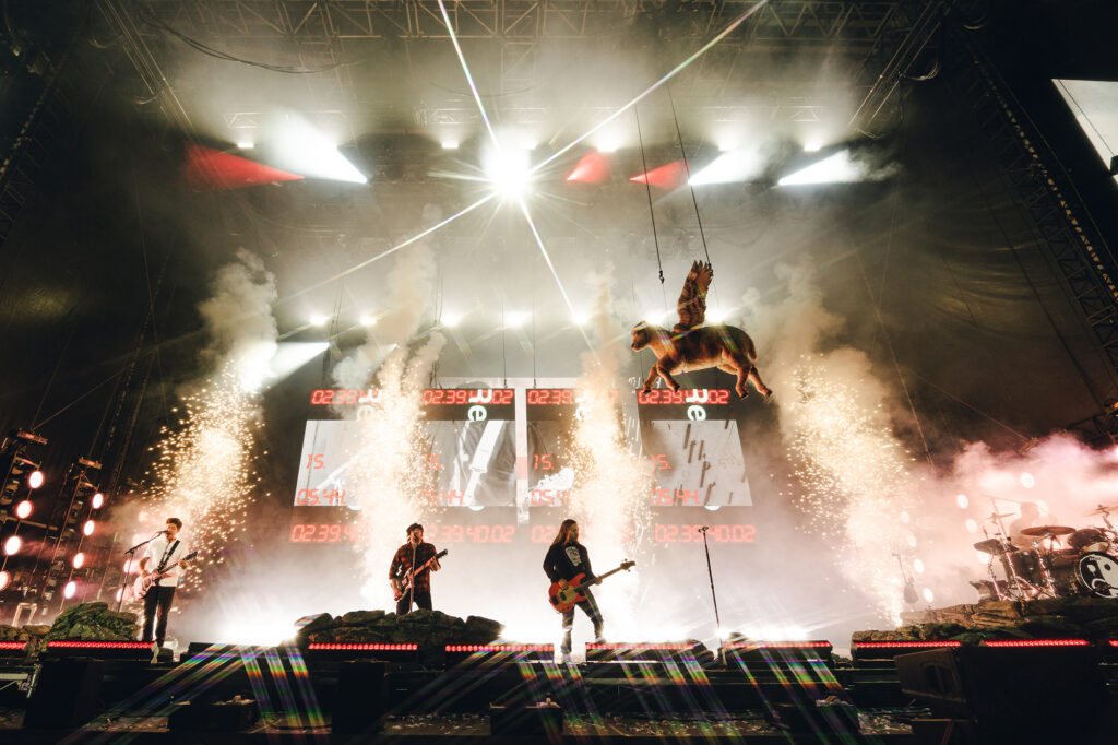 Fall Out Boy live @ When We Were Young Festival 2024. Photo Credit: Justin James