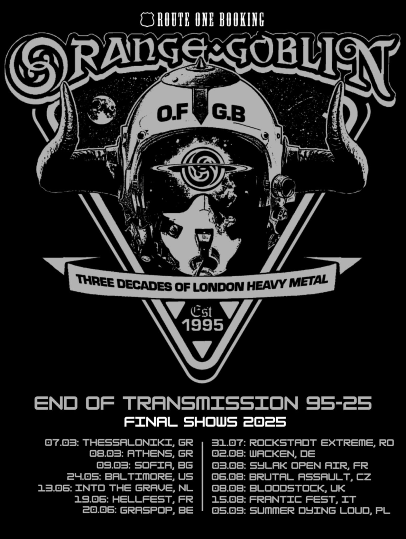 Orange Goblin Farewell European Tour 2025