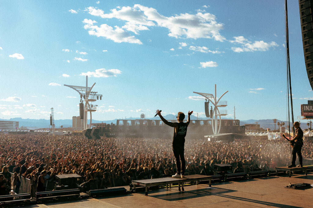 Simple Plan live @ When We Were Young Festival 2024. Photo Credit: Justin James