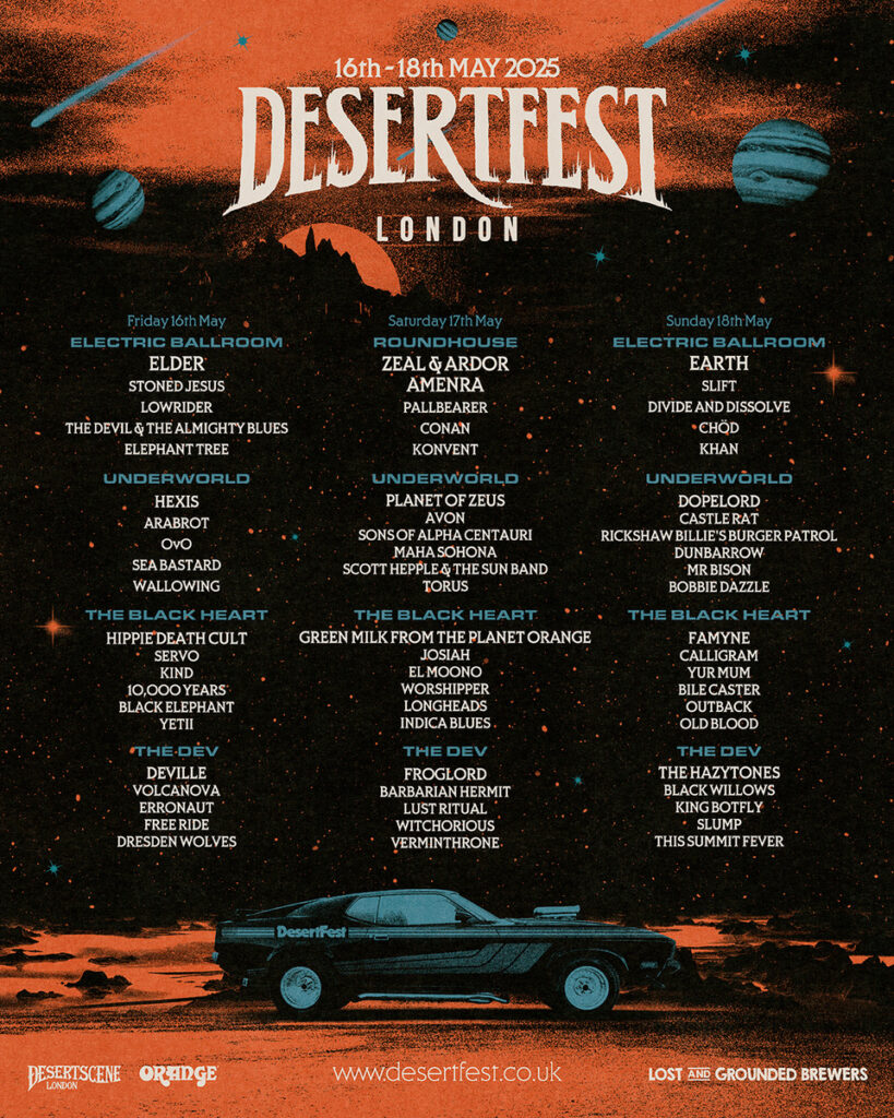 Desertfest London 2025 - Final Lineup