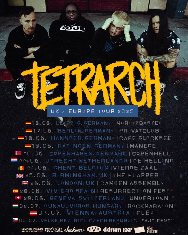 Tetrarch European Tour 2025