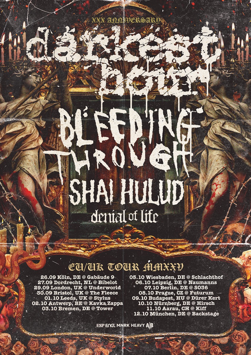 Darkest Hour European Tour 2025