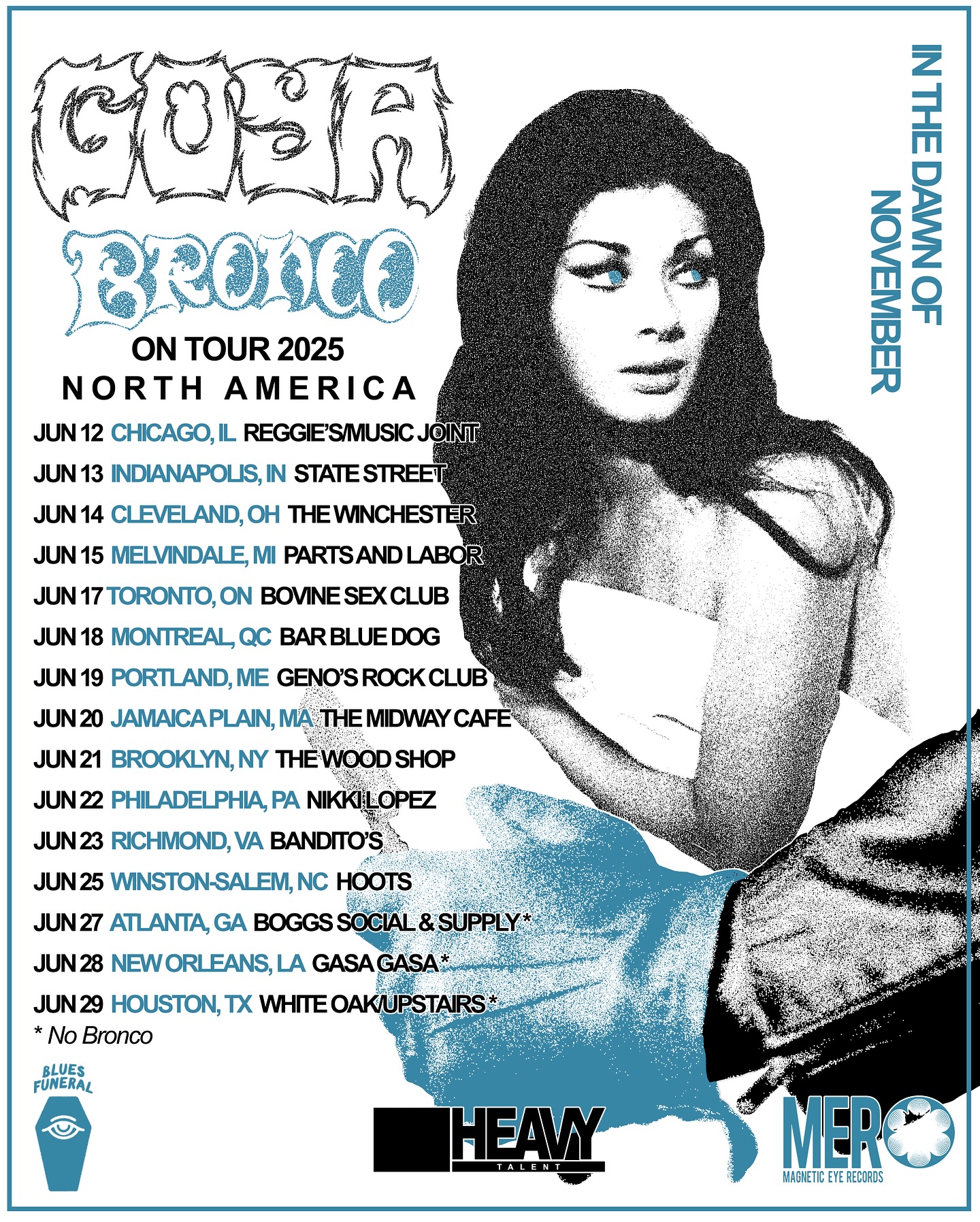 Goya East Coast North American Tour 2025