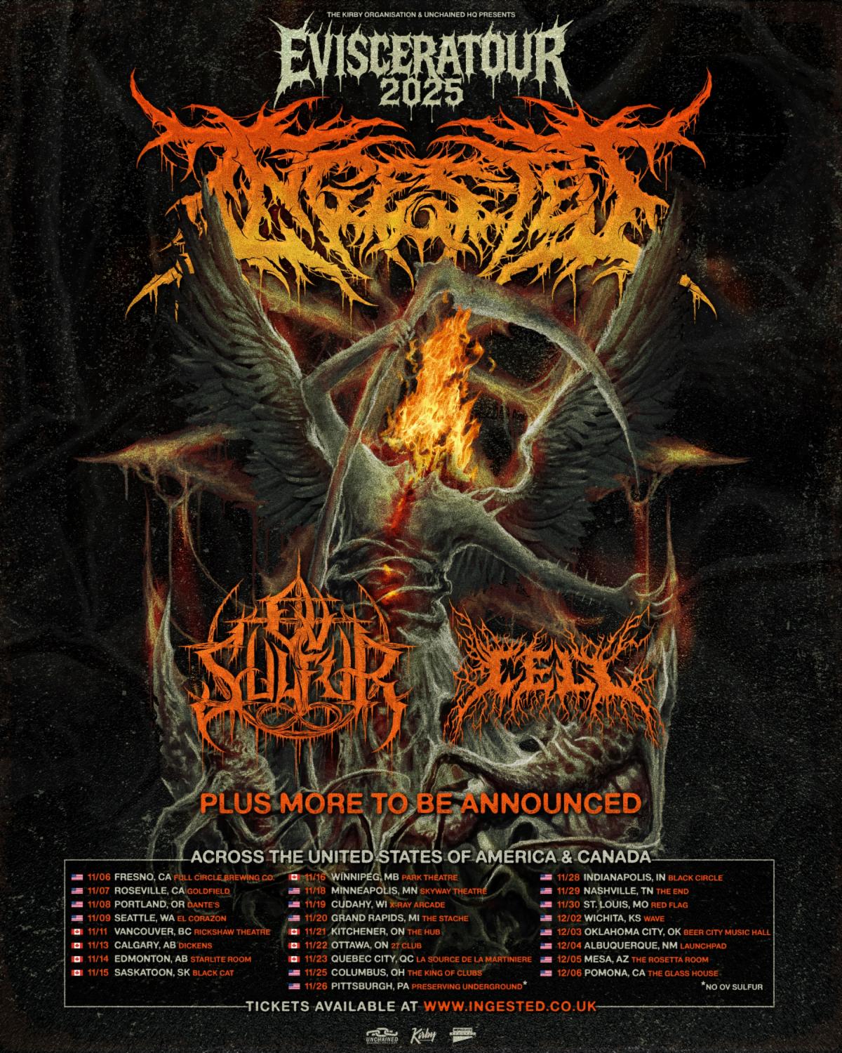 Ingested North American Tour 2025