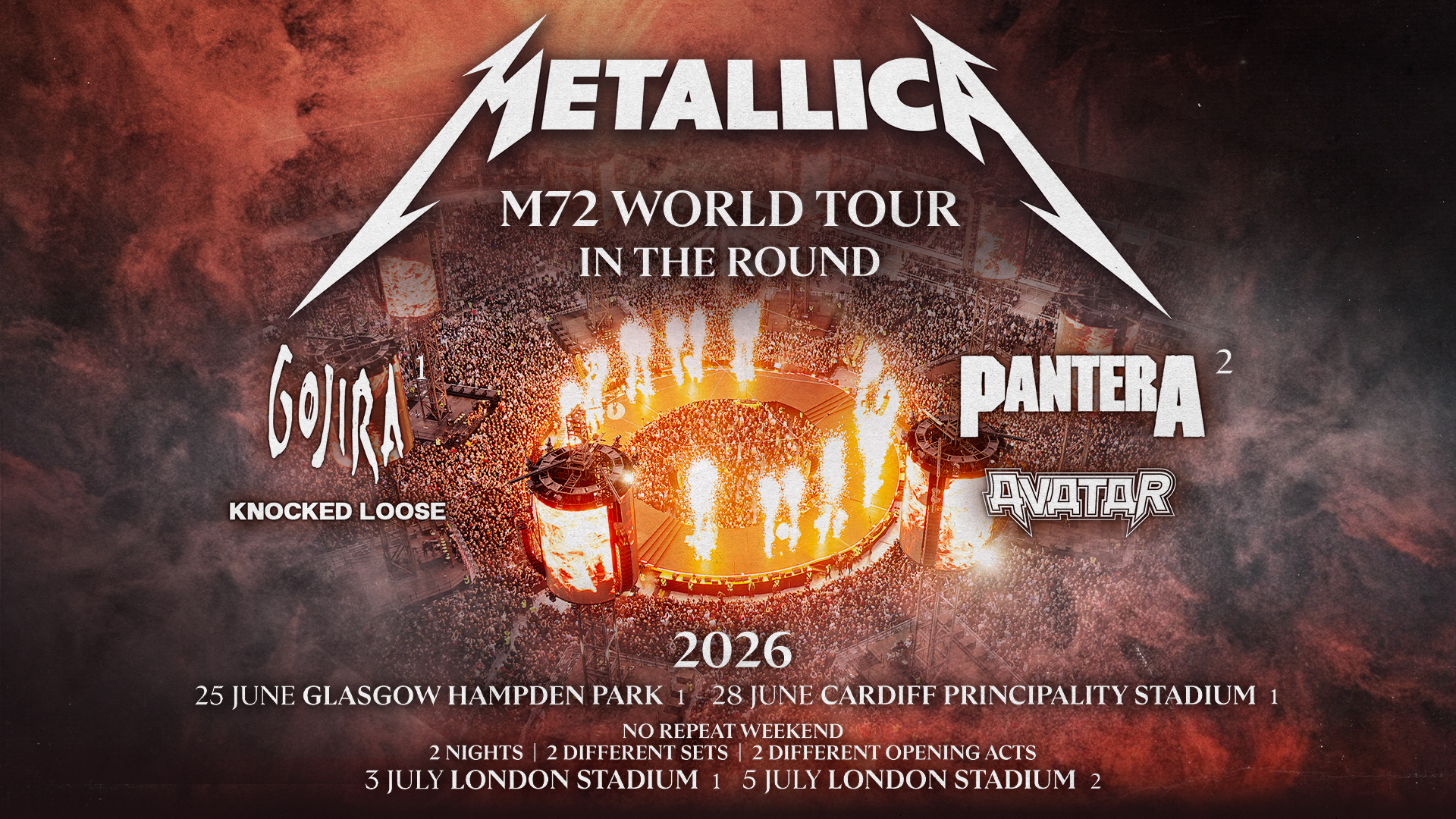 Metallica UK Tour 2026