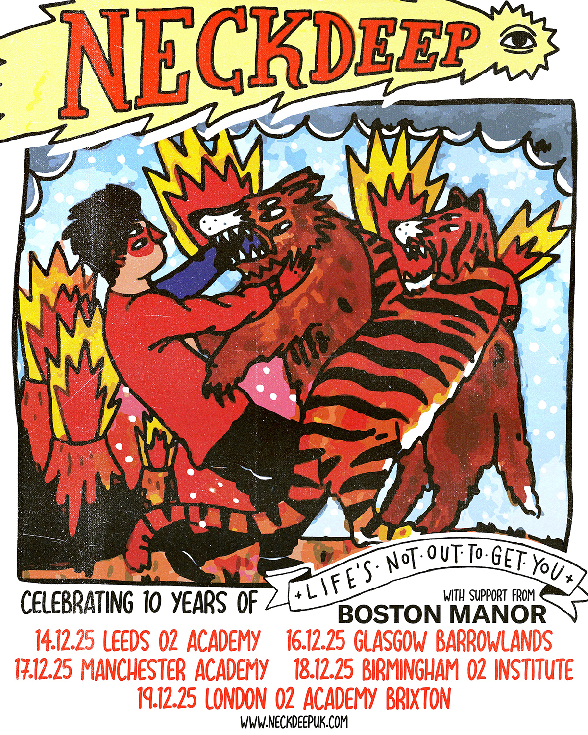 Neck Deep Life’s Not Out To Get You UK Tour 2025