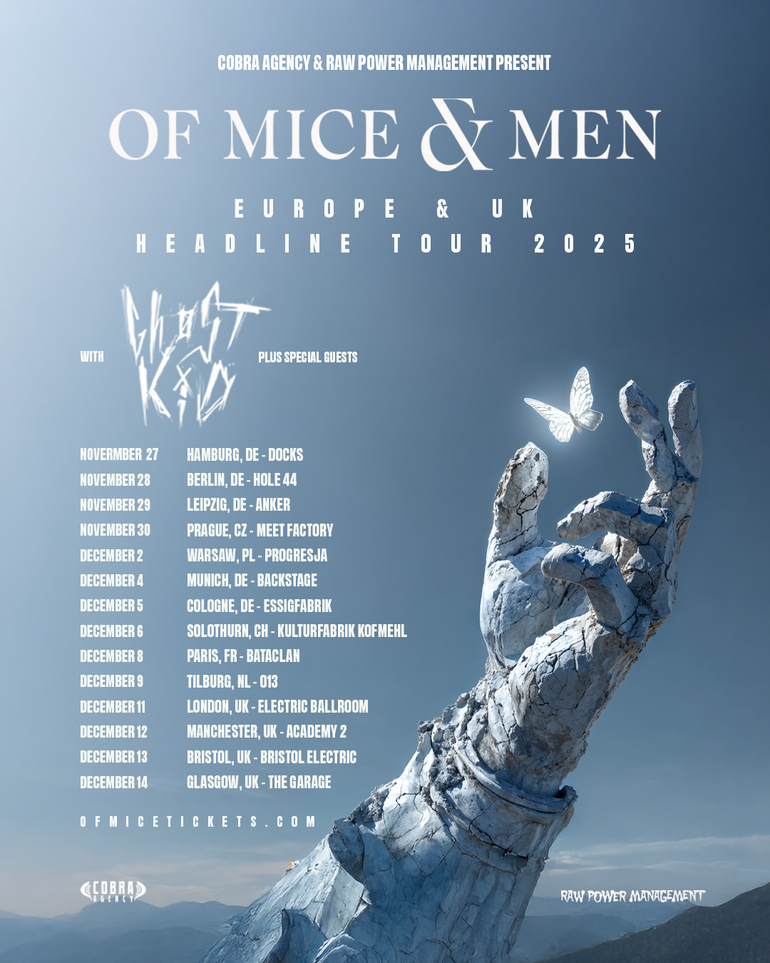 Of Mice & Men European Tour 2025