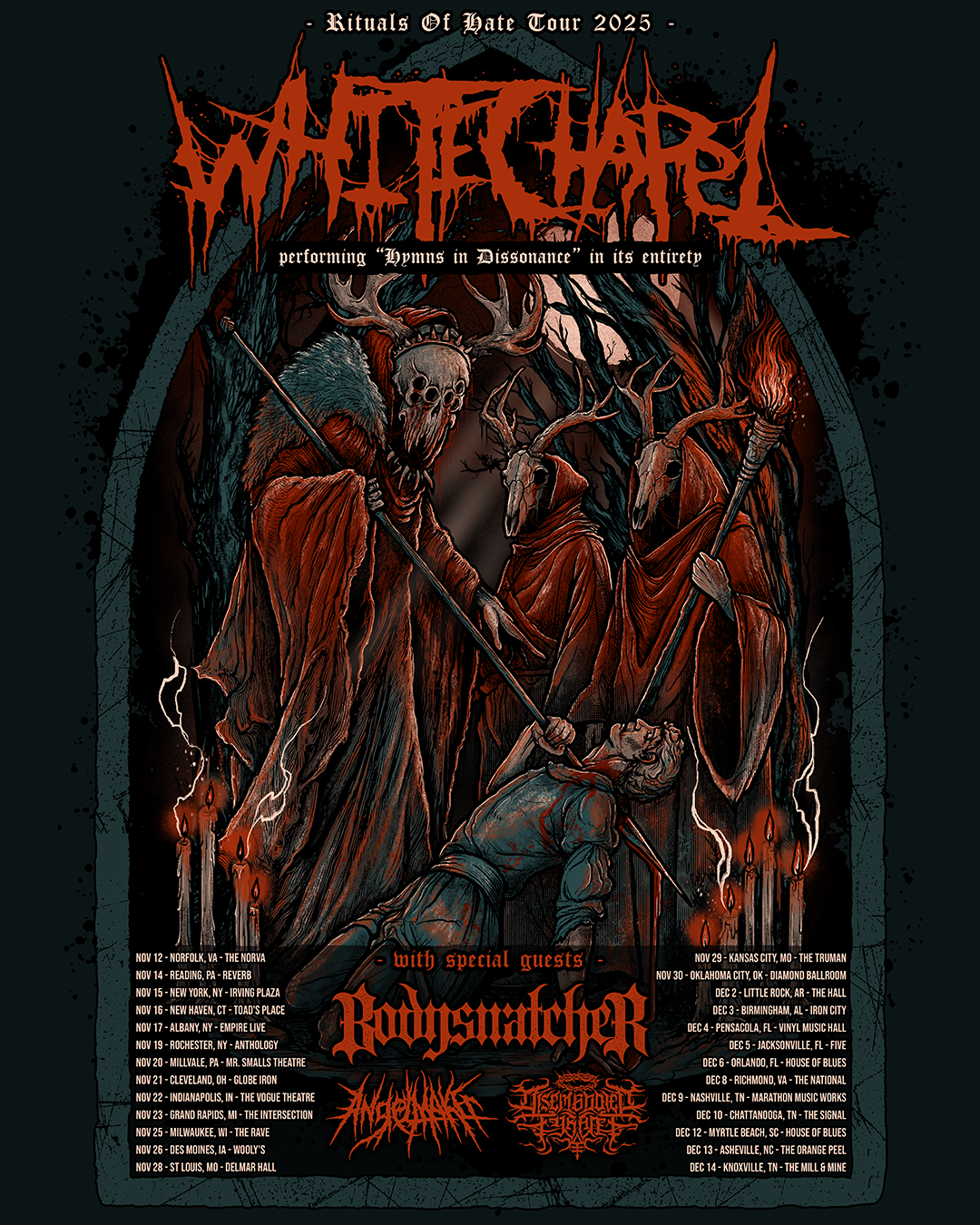 Whitechapel North American Tour 2025-1