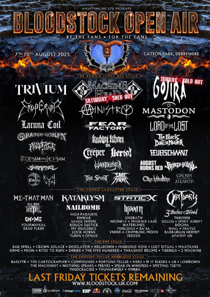 Bloodstock Festival 2025 - Announcement June 3
