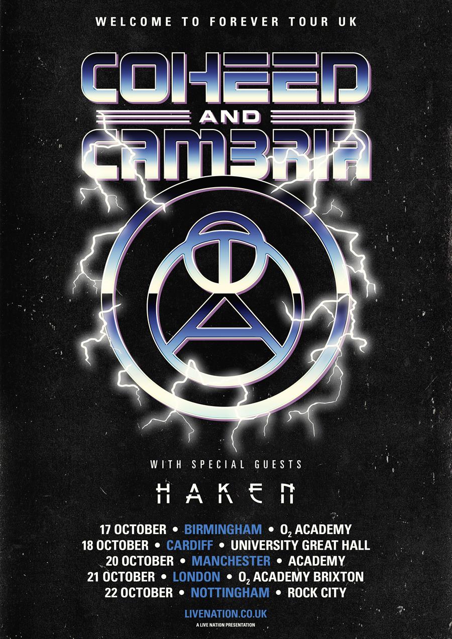 Coheed & Cambria UK Tour 2025