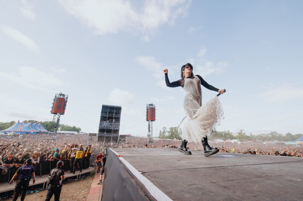 Spiritbox live @ Download Festival 2025. Photo Credit: Matt Higgs