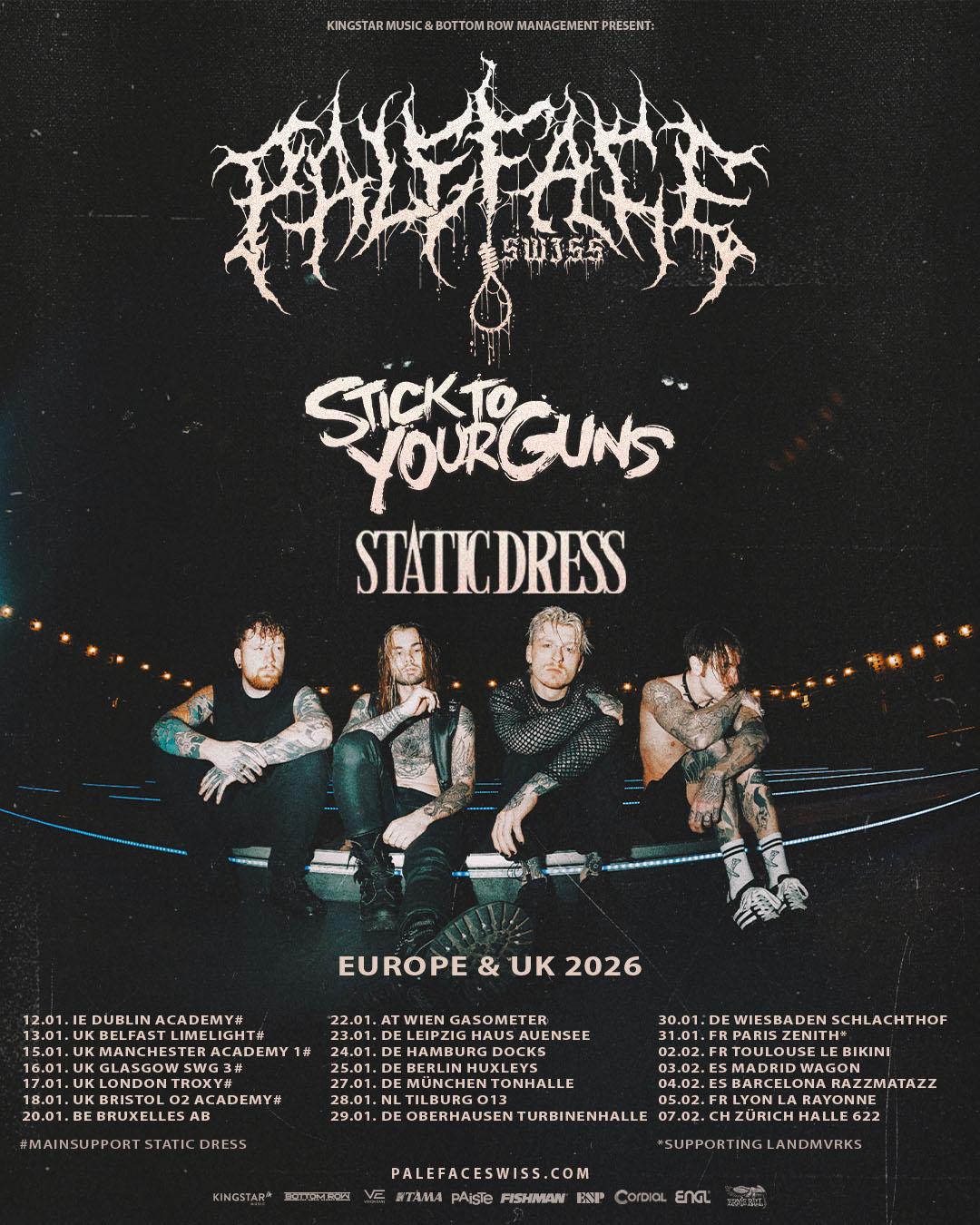 Paleface Swiss European Tour 2026