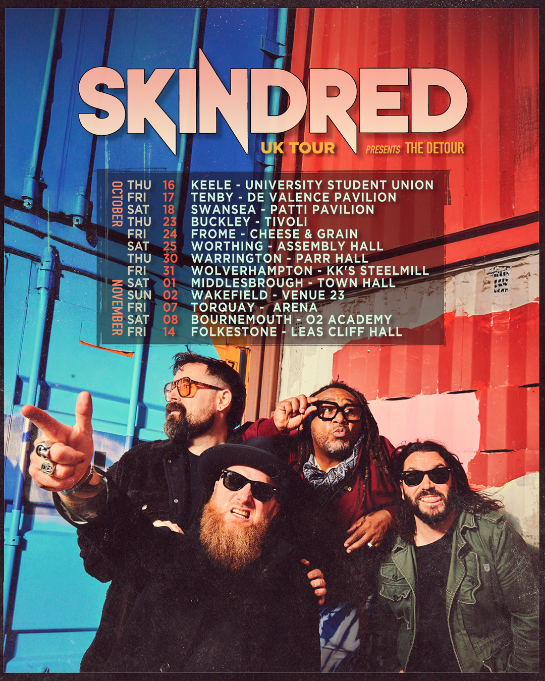 Skindred UK Tour 2025