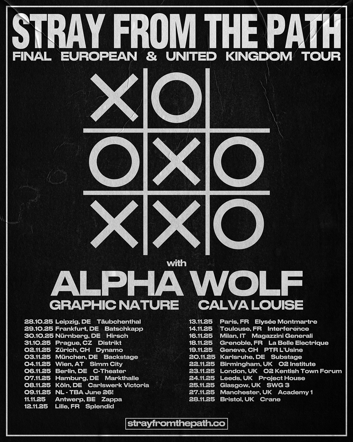 Stray From The Path Farewell European Tour 2025