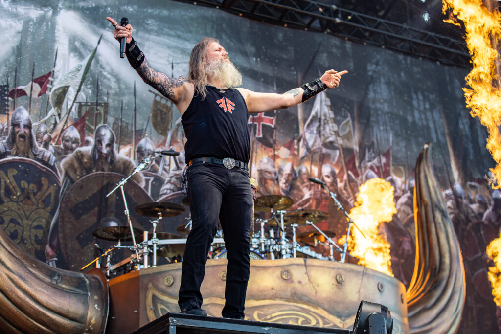Amon Amarth live @ Blackweir Fields, Cardiff. Photo Credit: Abbi Draper-Scott