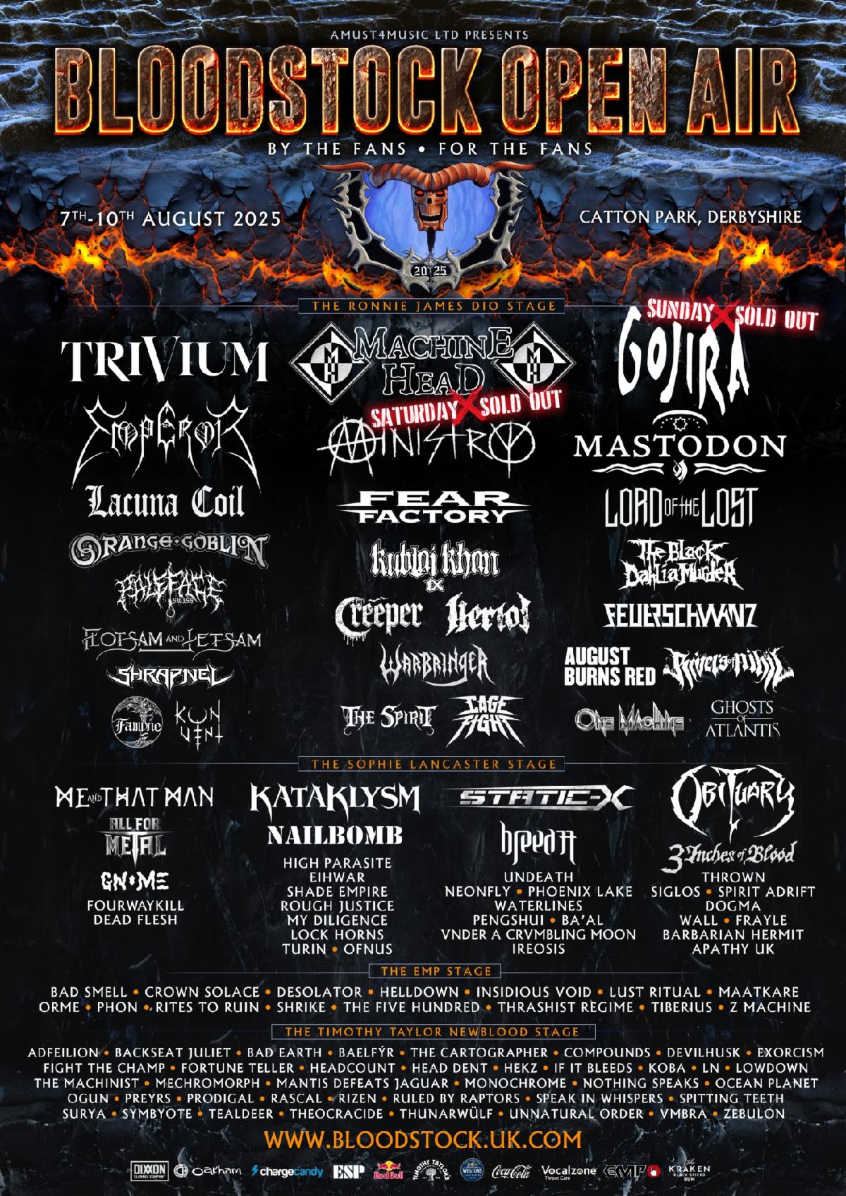 Bloodstock Festival 2025 - Final Lineup