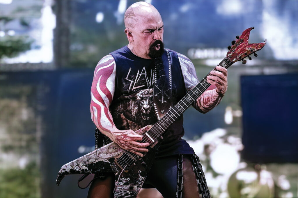 Slayer live @ Blackweir Fields, Cardiff. Photo Credit: Abbi Draper-Scott