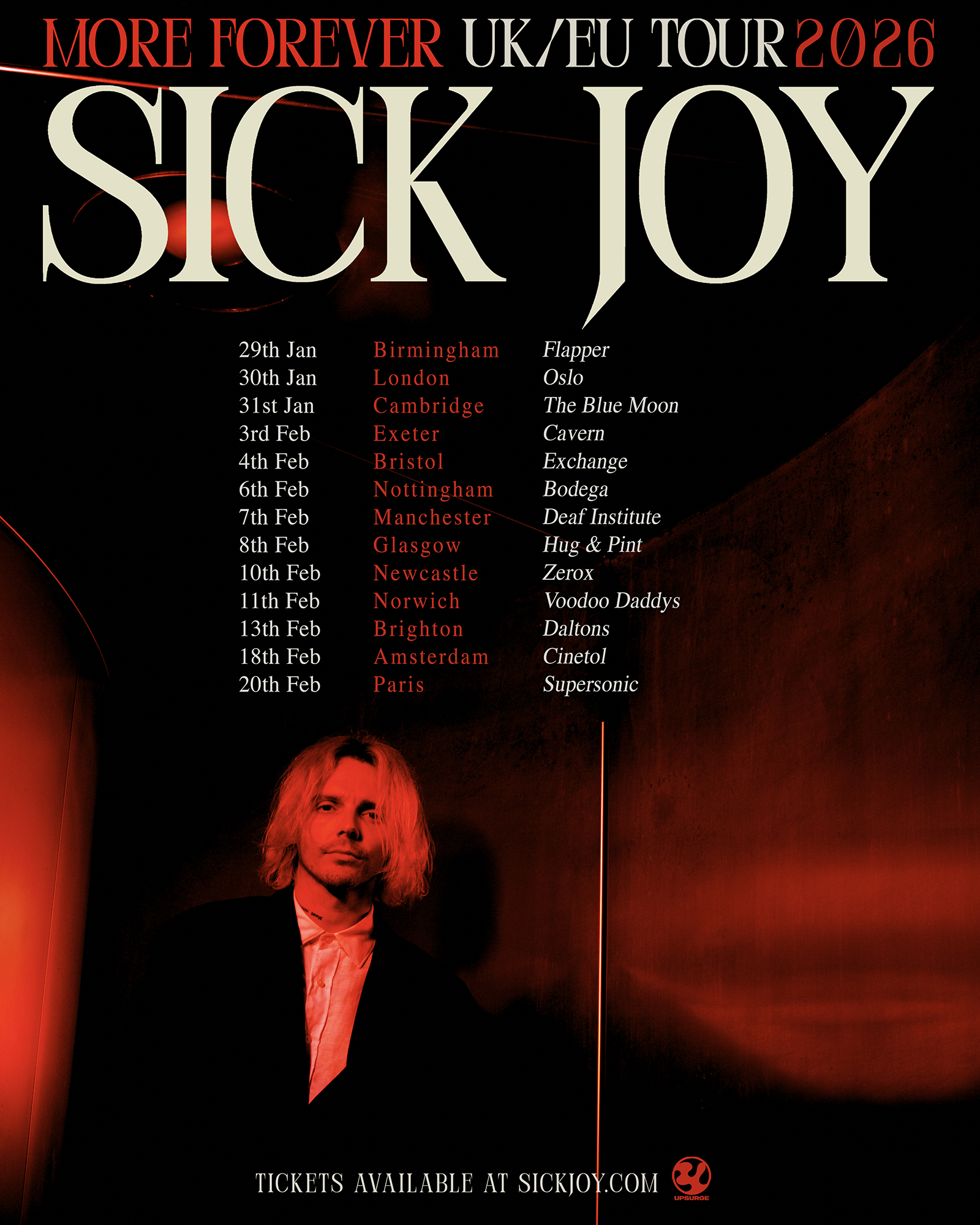 Sick Joy European Tour 2026