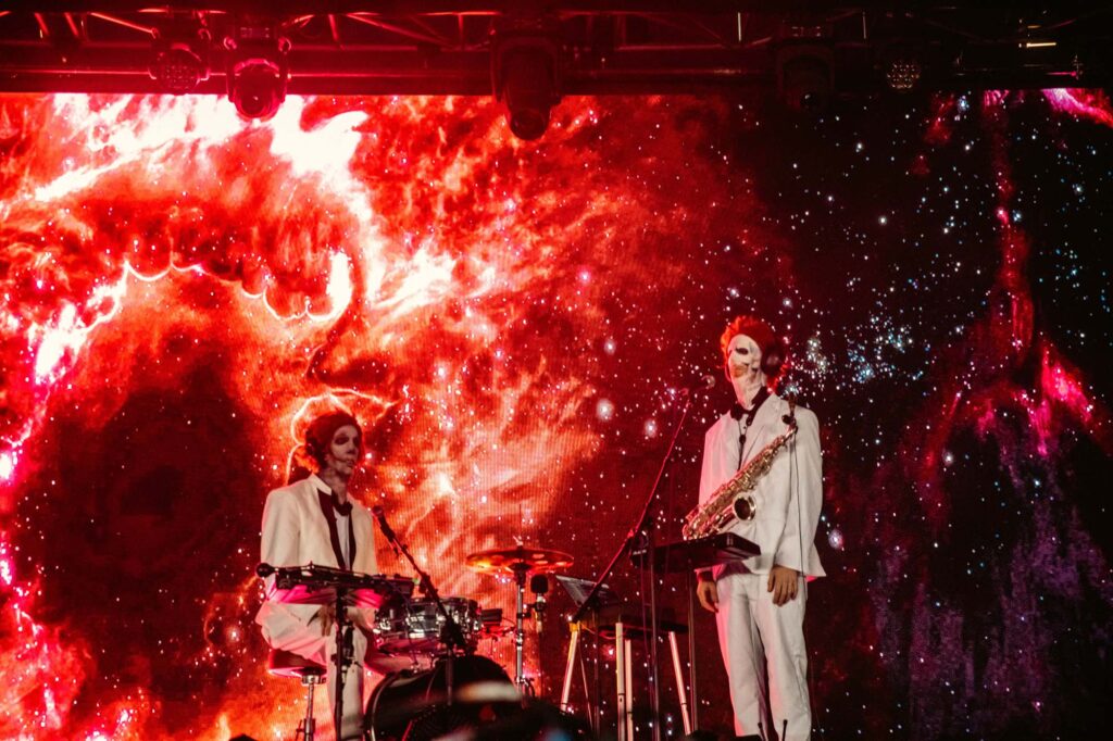 Clown Core live @ ArcTanGent 2025. Photo Credit: Sarah Tsang