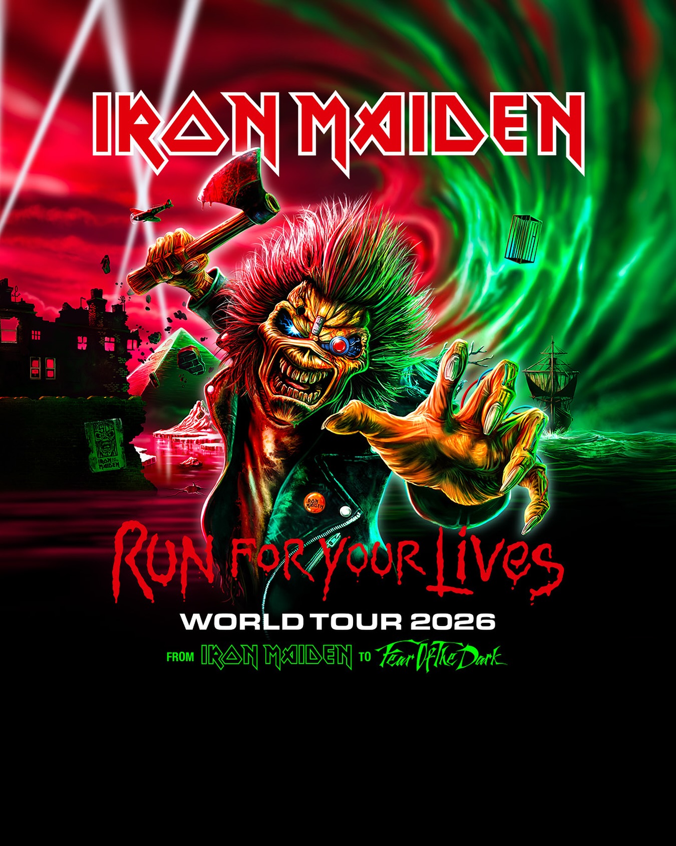 Iron Maiden - Run For Your Lives Tour European Tour 2026