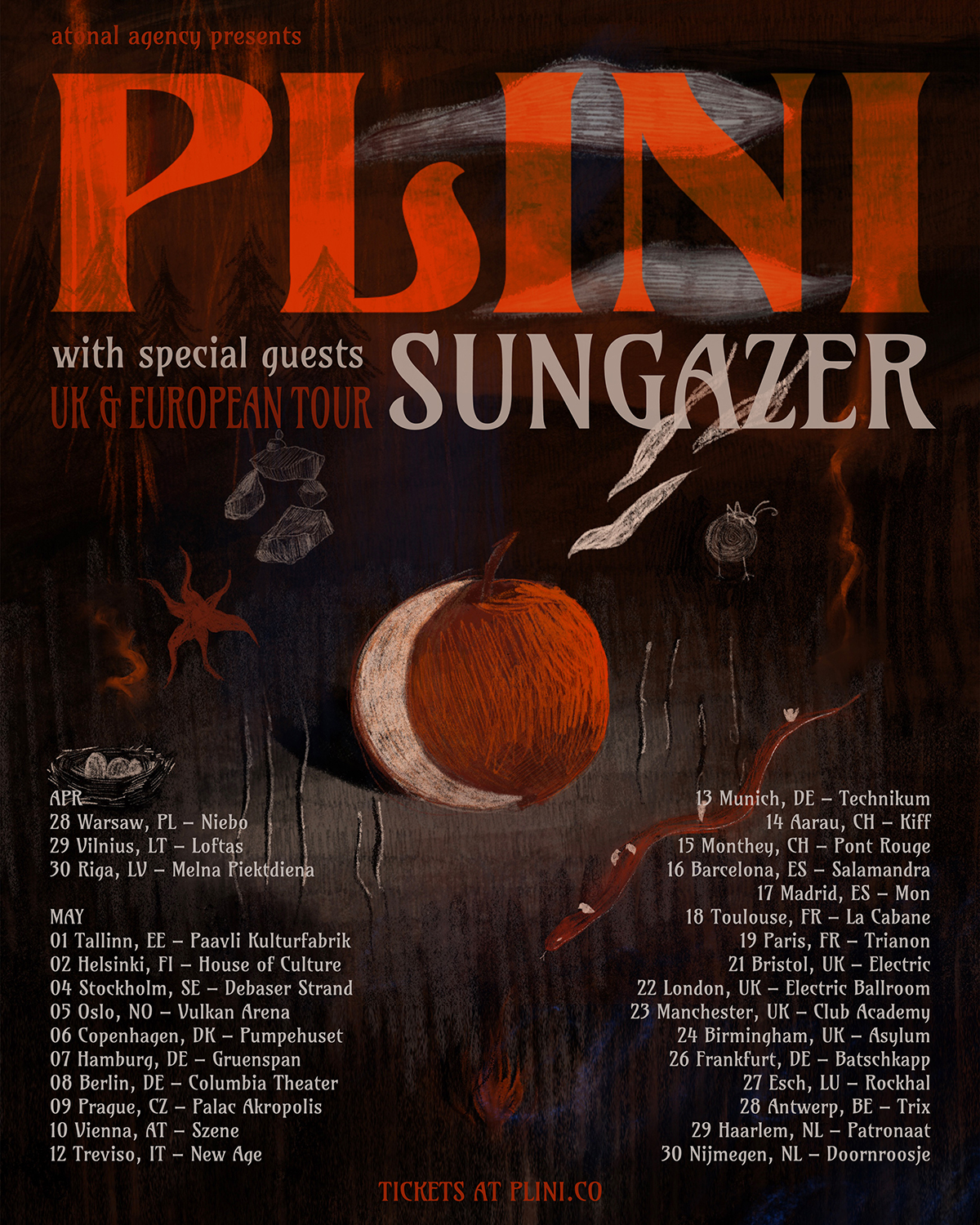 Plini European Tour 2026