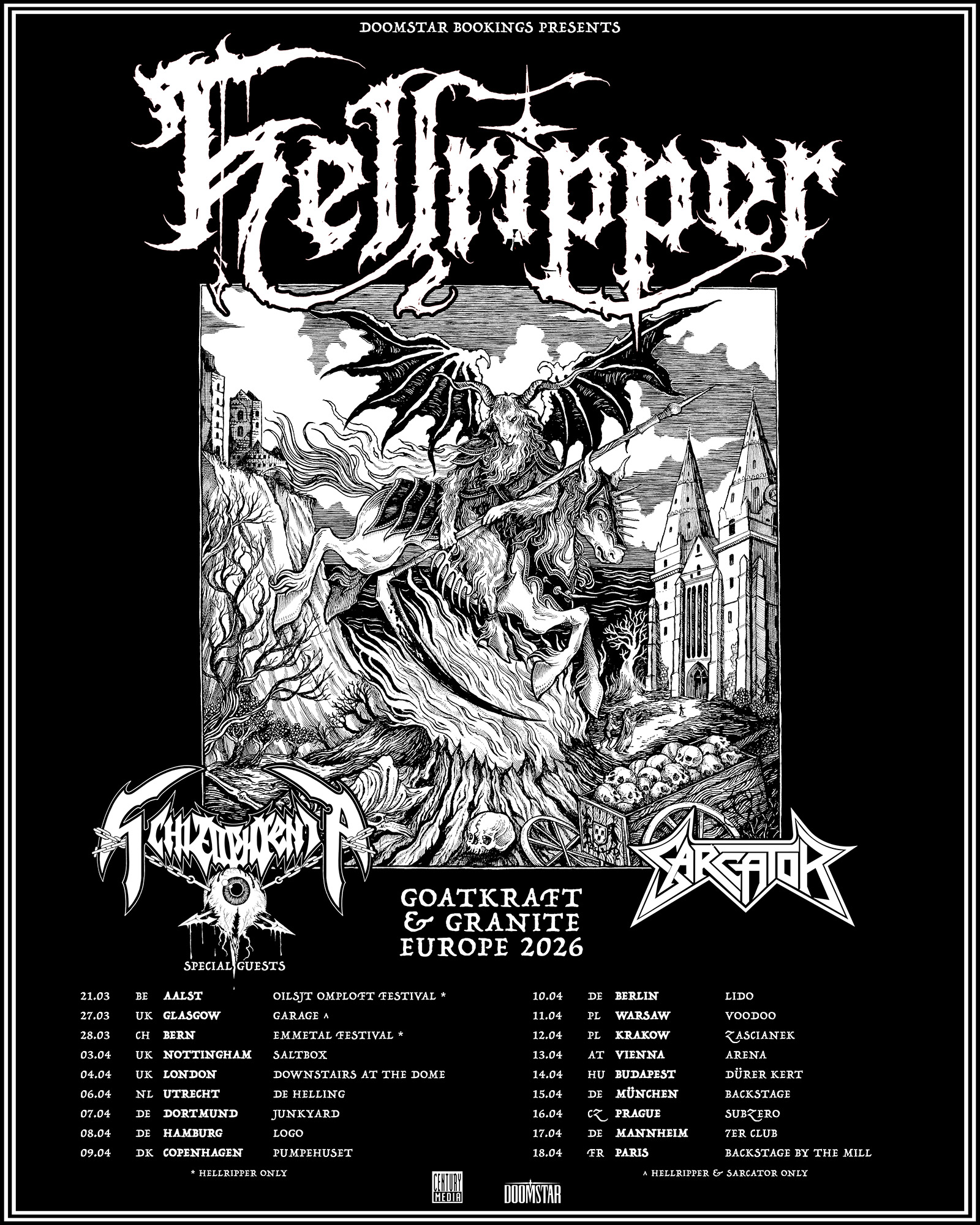 Hellripper European Tour 2026