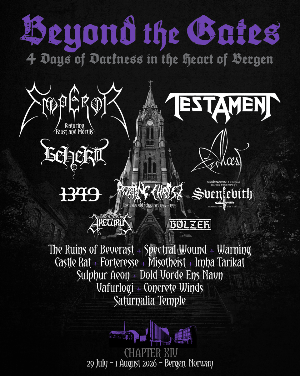 Beyond The Gates Festival 2026 - Announcement 3