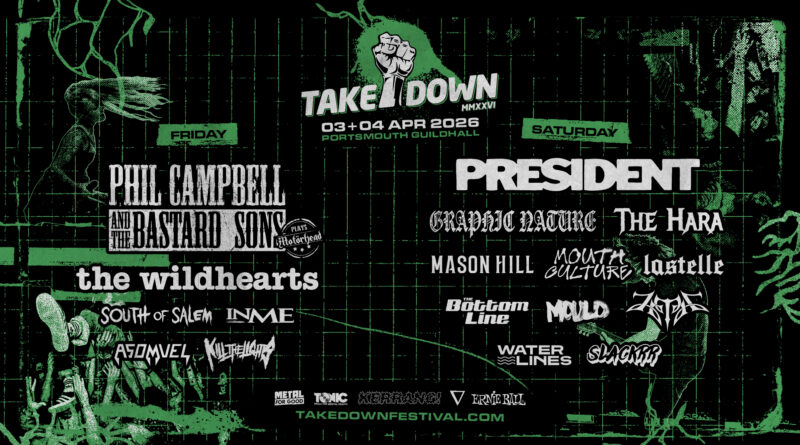 Takedown Festival 2026 - Announcement 3 - Banner