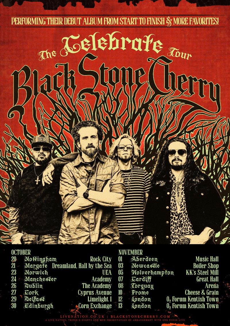 Black Stone Cherry European Tour 2026