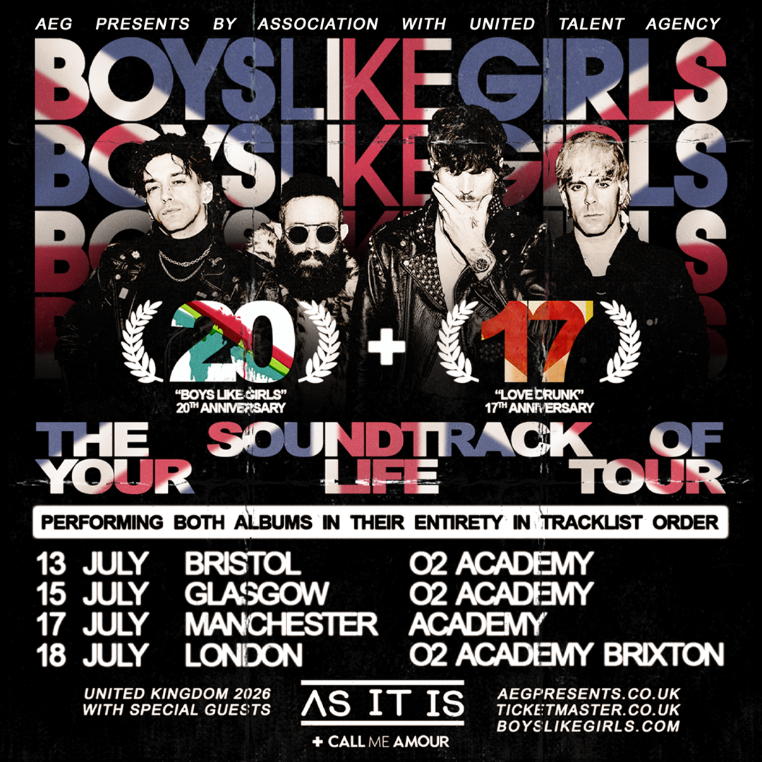 Boys Like Girls UK Tour 2026