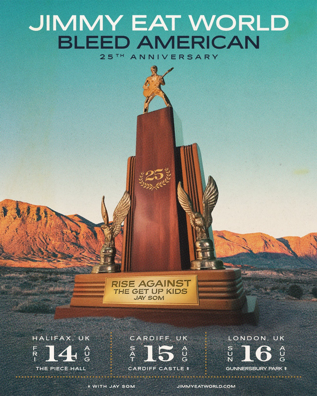 Jimmy Eat World Bleed American UK Shows 2026