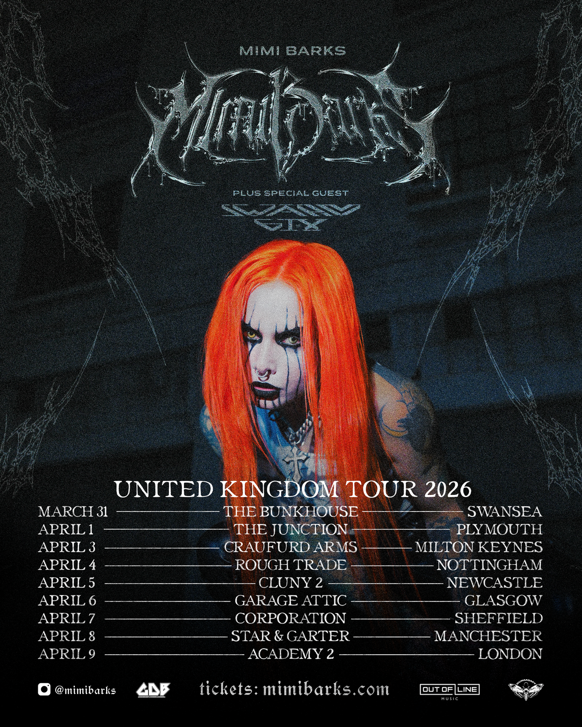 Mimi Barks UK Tour 2026