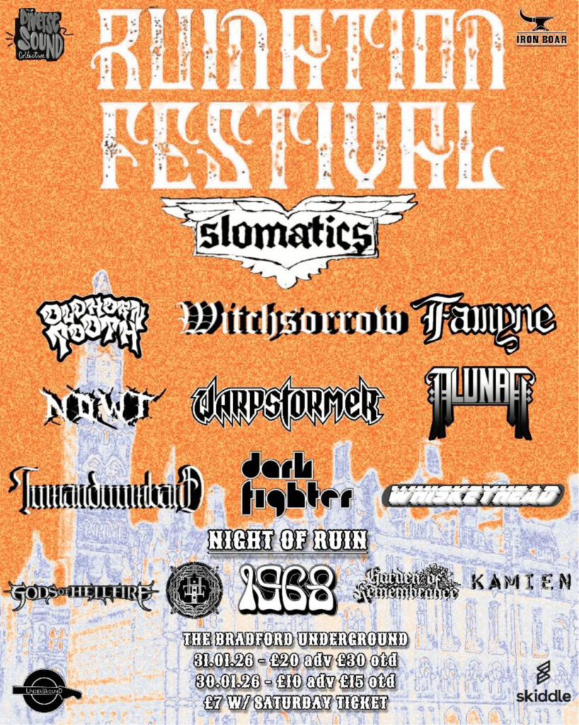 Ruination Festival 2026 - Full Lineup