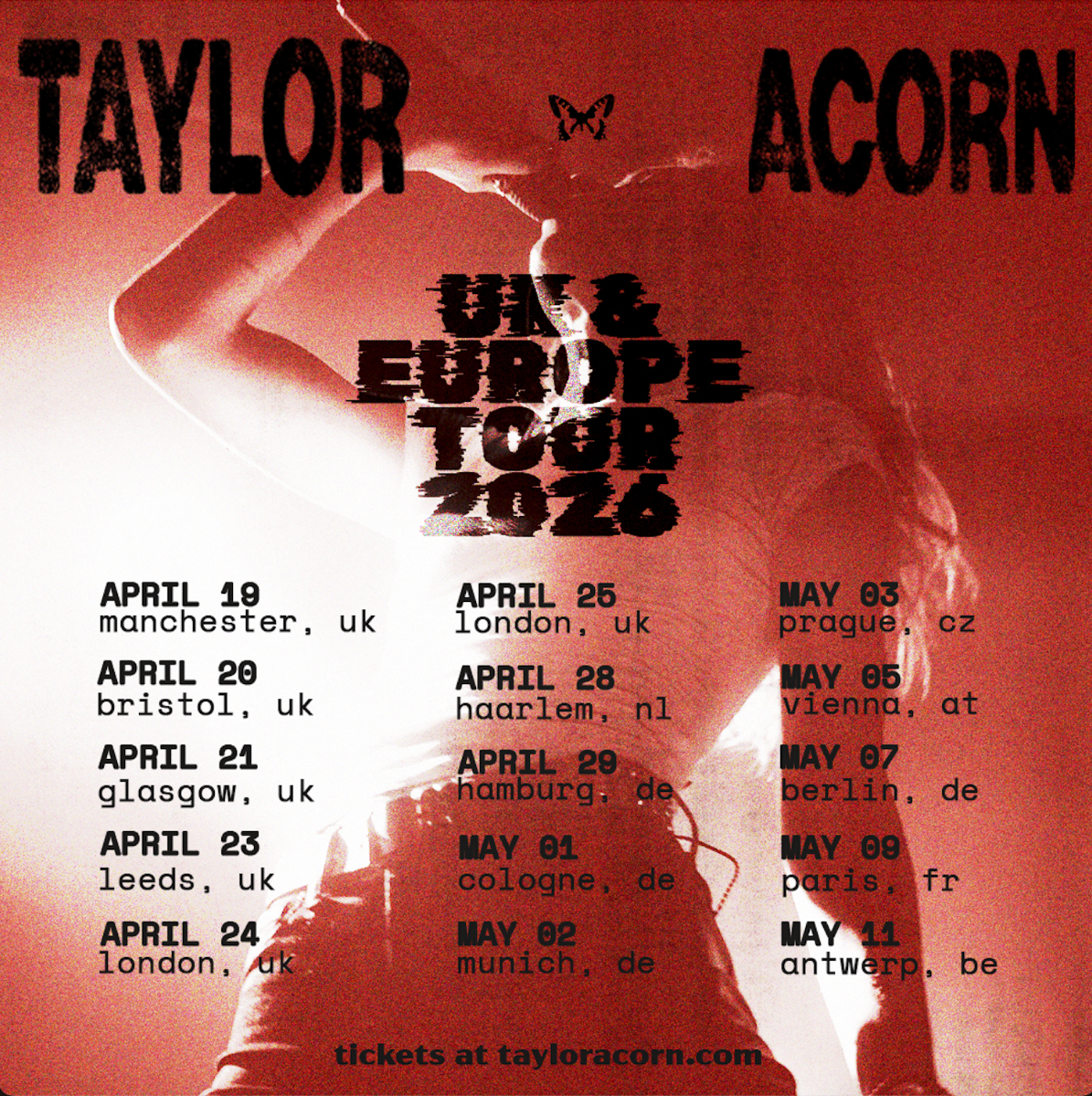 Taylor Acorn European Tour 2026