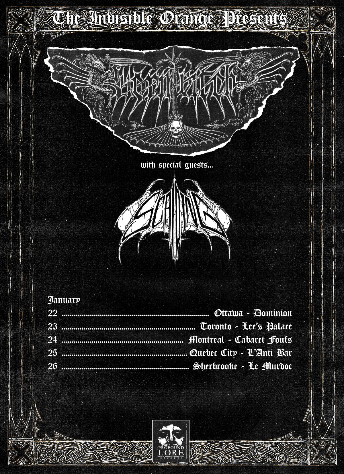 Wormwitch Canadian Tour 2026