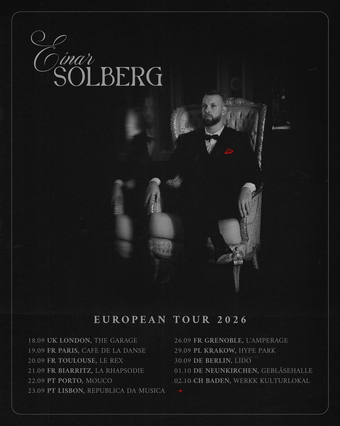 Einar Solberg European Tour 2026