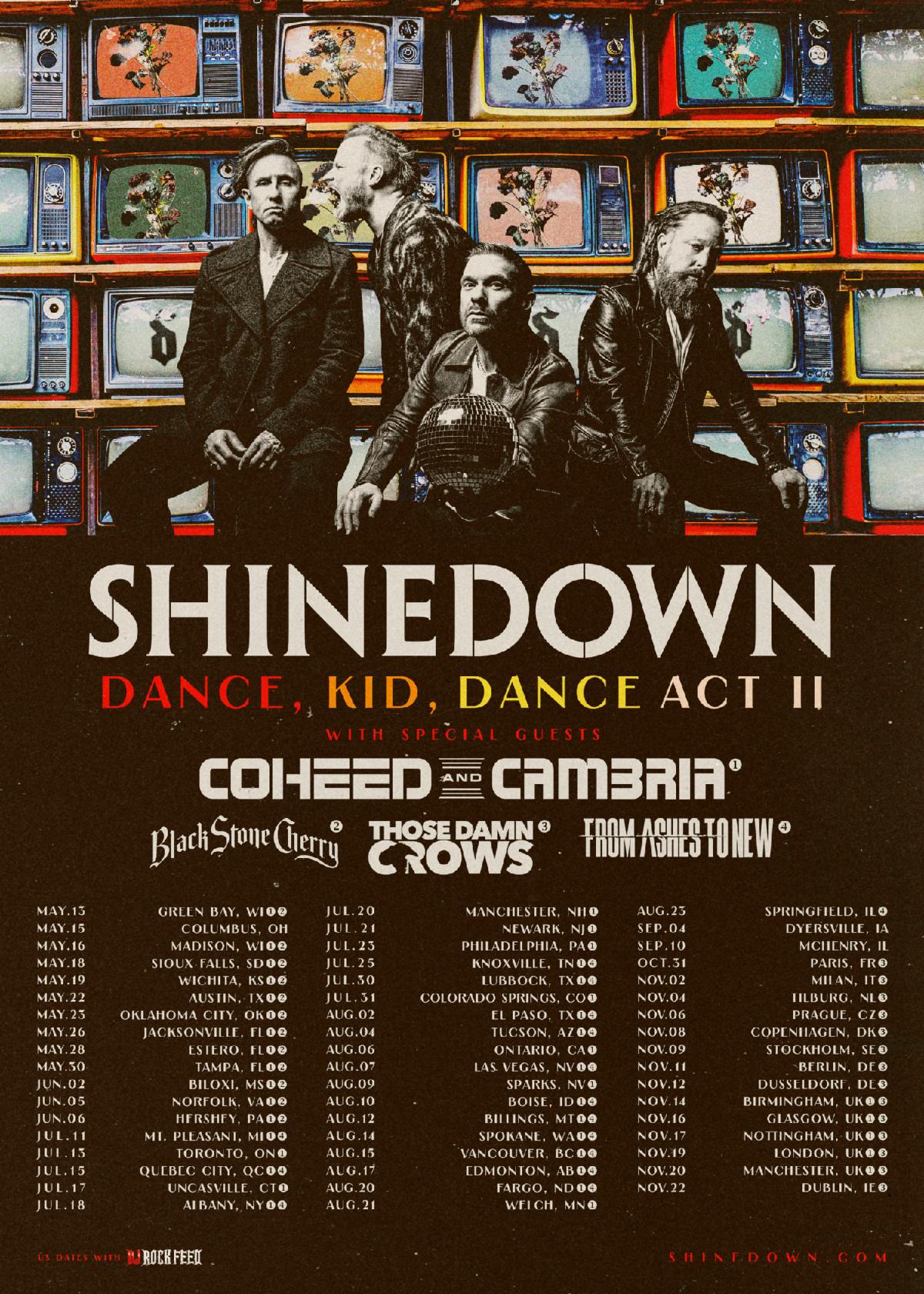 Shinedown World Tour 2026