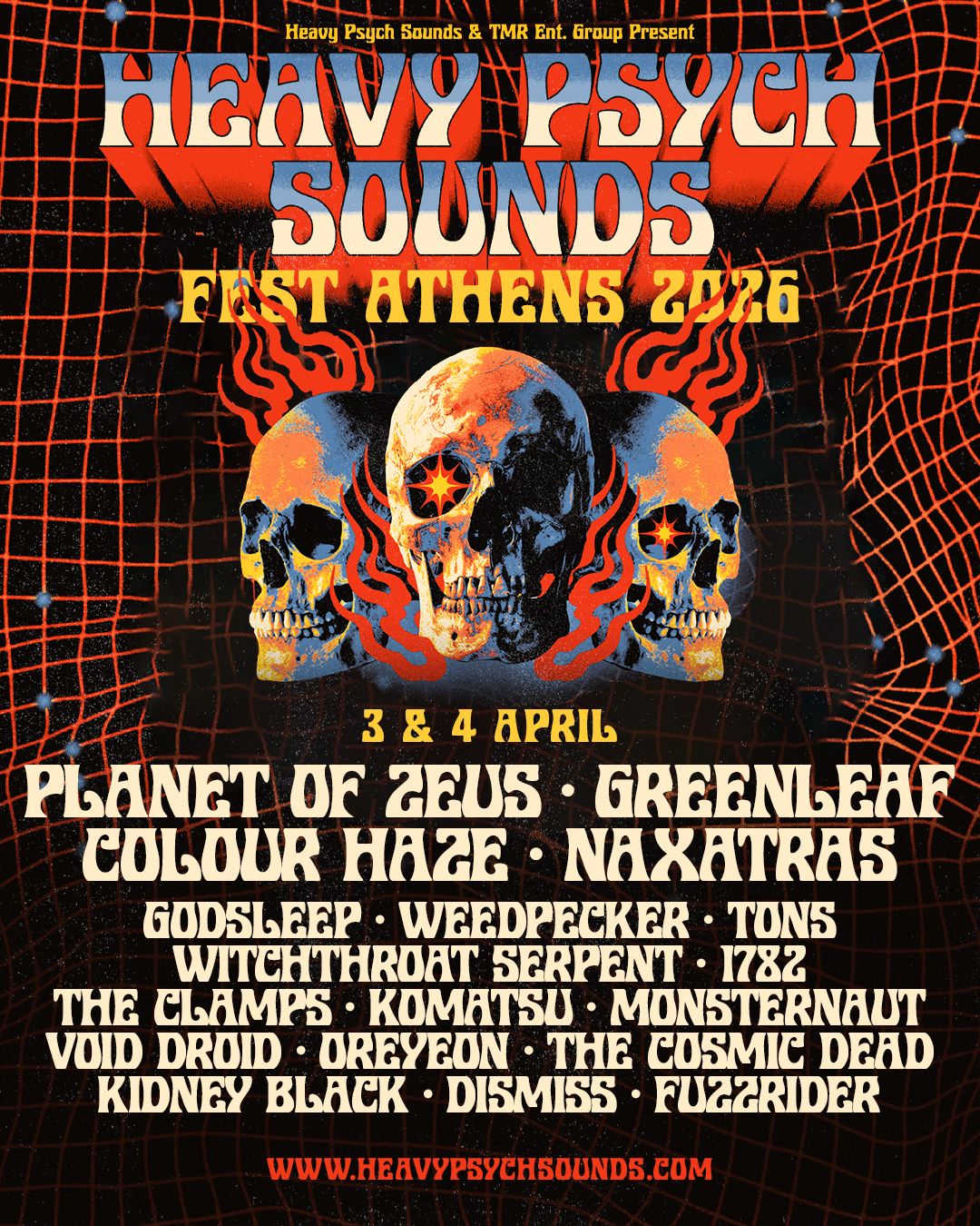 Heavy Psych Sounds Fest Athens 2026 - Final Lineup